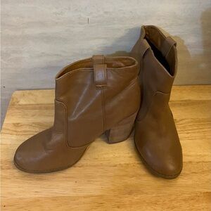 Calvin Klein Tan Ankle Booties